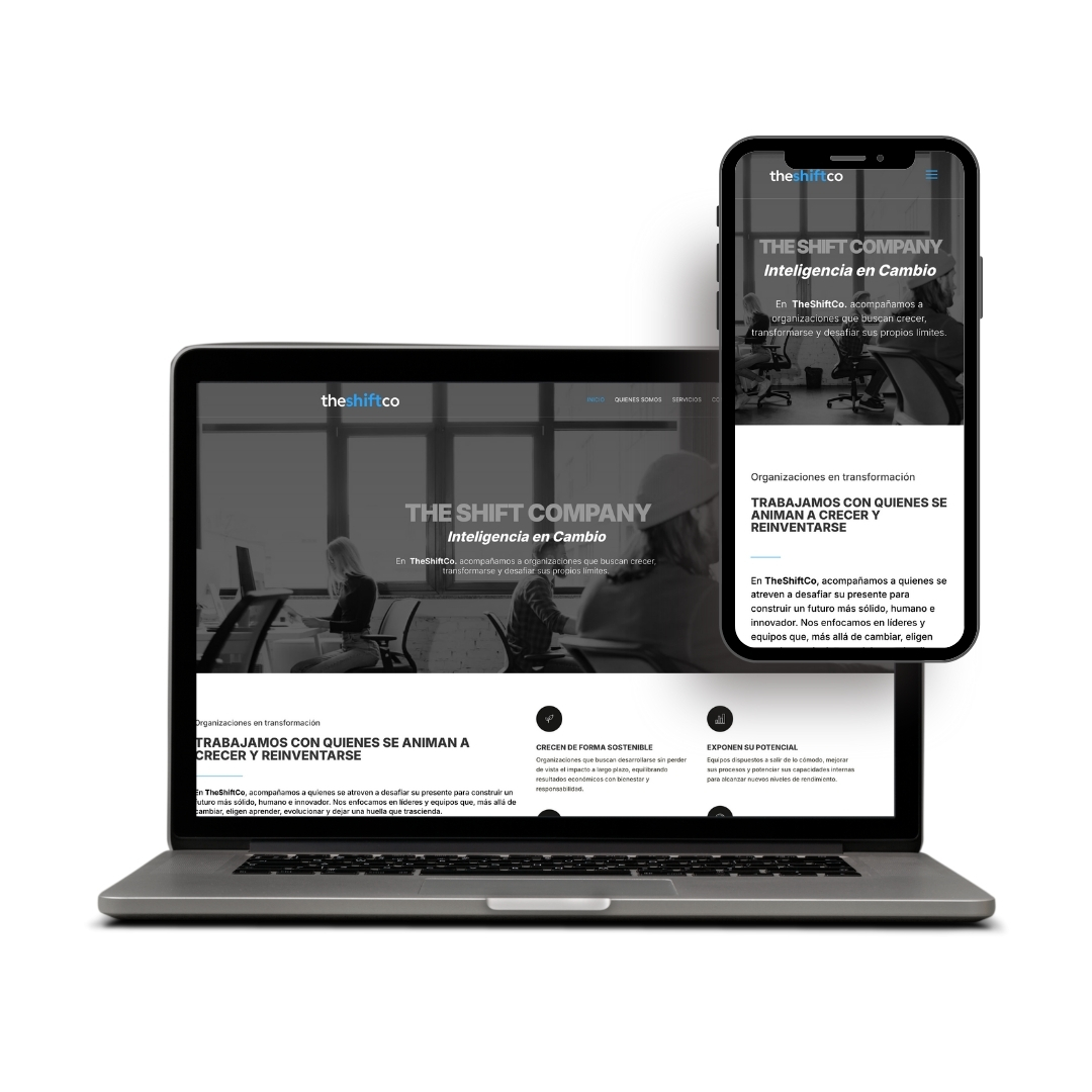 Sitio web de The Shift Co
